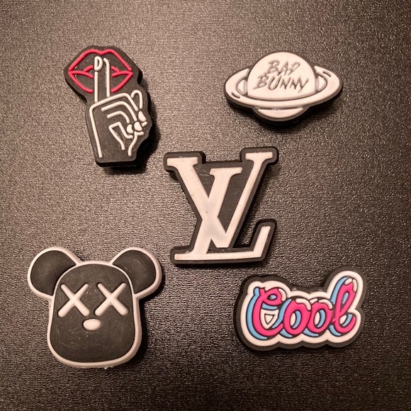 Black Girl Magic Melanin Shoe Charms Jibbitz Set For Crocs - Picture 1 of 4